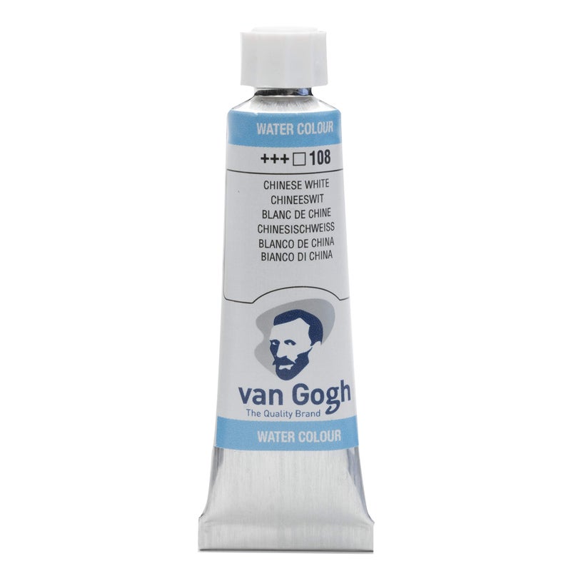 Van Gogh Watercolor Paint  10ml Tube  Chinese White 108 - Image 1